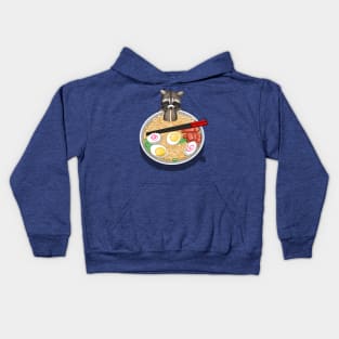 Raccoon Ramen Kids Hoodie